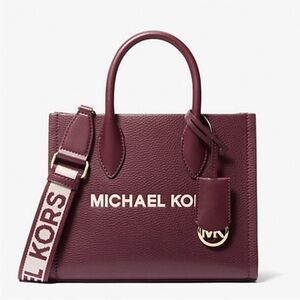 Michael Kors Mirella Small Leather Tote Crossbody Bag